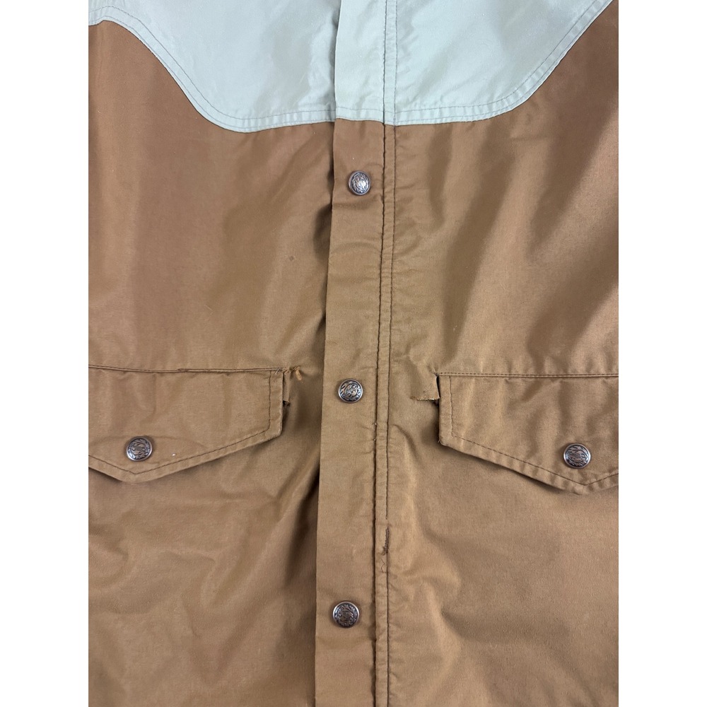 Jansport Gore Tex Hooded Jacket Tan Brown Mens Size Small Made in USA - Picture 14 of 16